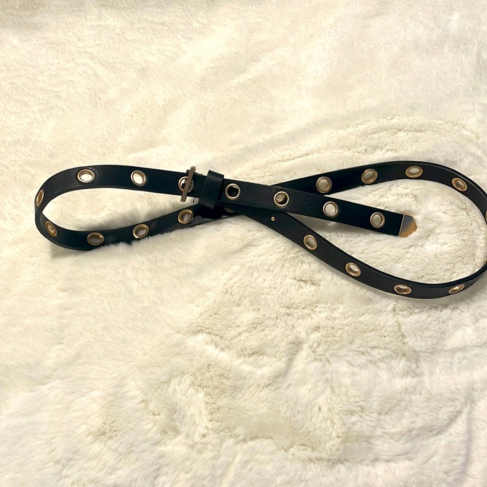 Black Kristin Belt All Saints